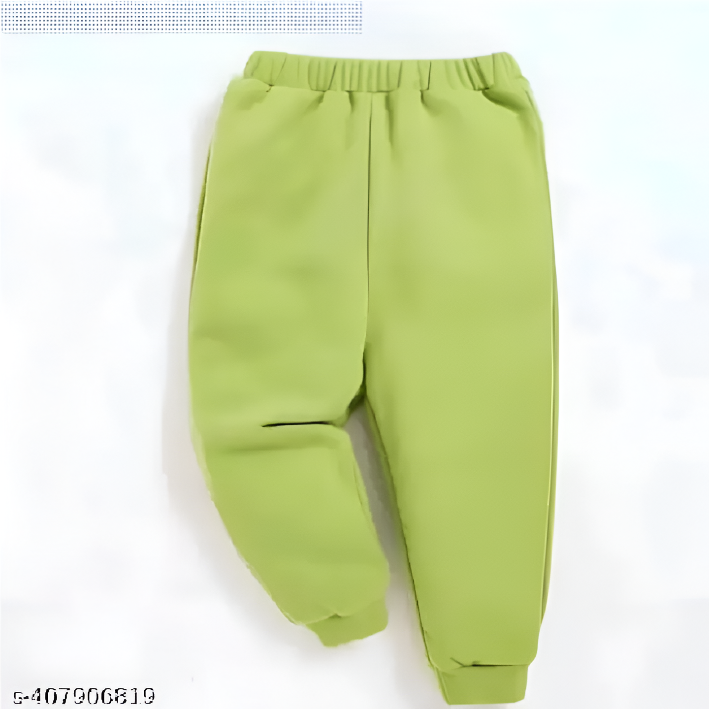 White Green Printed Hosiery Cotton T-Shirt And Pant For Kids