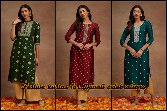 Festive Kurtas for Diwali Celebrations: Style That Shines Bright